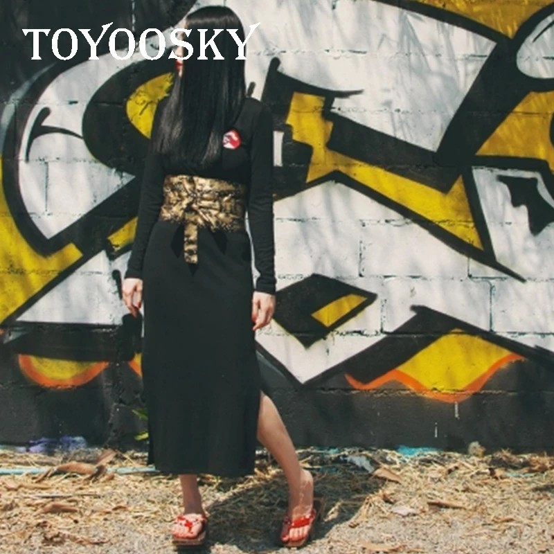 Женский широкий ремень кимоно TOYOOSKY Роскошный дизайнерский в японском стиле