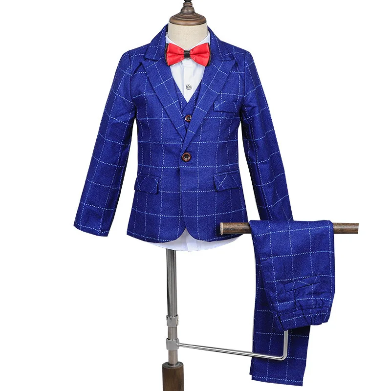 Формальные комплекты одежды для мальчиков с цветочным принтом детский Блейзер