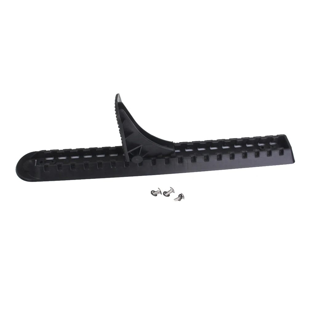 Морской 2 шт. черный нейлон каяк каноэ ножной фиксатор педали Аксессуары для