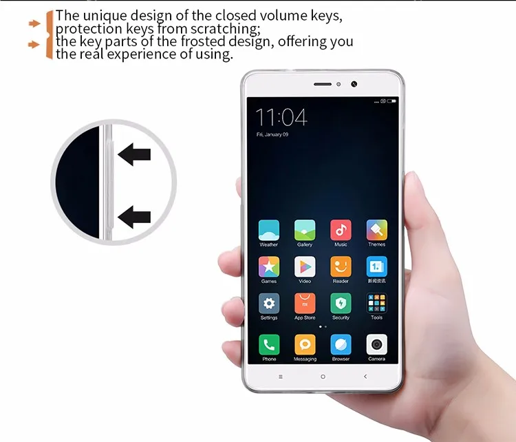 NILLKIN природа ТПУ чехол для Xiaomi Mi5S Plus прозрачный мягкий чехол для Xiaomi Mi 5s Plus