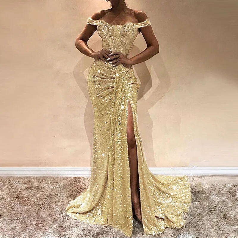 Женское сексуальное платье женское вечернее длинное формальное модное