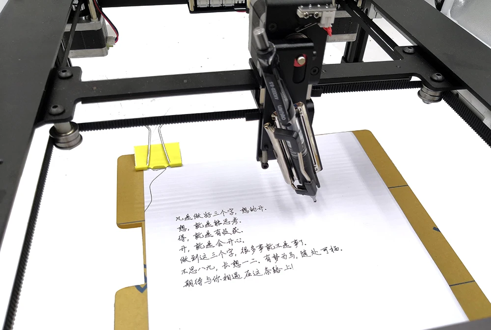Полностью металлическая ручка Drawbot A4 машина для рисования надпись робот Corexy XY-плоттер с ЧПУ Рисование робот набор пишущий робот игрушки подарок