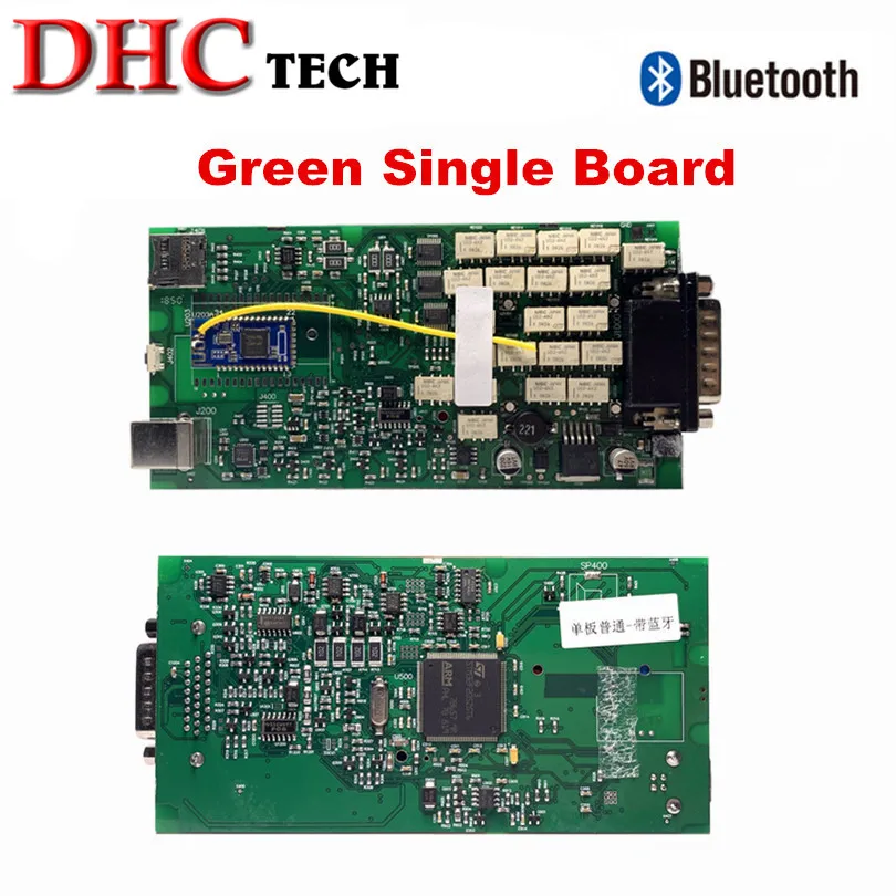 Зеленый одноплатный OBDIICAT-CDP 2016 00 с Keygen obd2 сканер bluetooth Авто диагностический