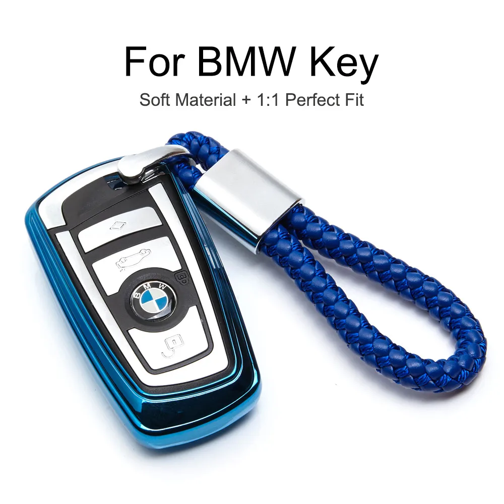 Чехол для автомобильного ключа чехол BMW X3 X4 M3 M4 M5 520 525 F30 F10 F18 118i 320i 1 3 5 7 Series мягкий