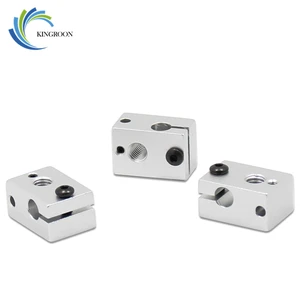 Новые поступления, Термоблок для нагревательного блока V6 для V5 V6 1,75 3 мм, экструдер для филамента J-нагревательная головка, детали для 3D-принтера, алюминиевая деталь с подогревом