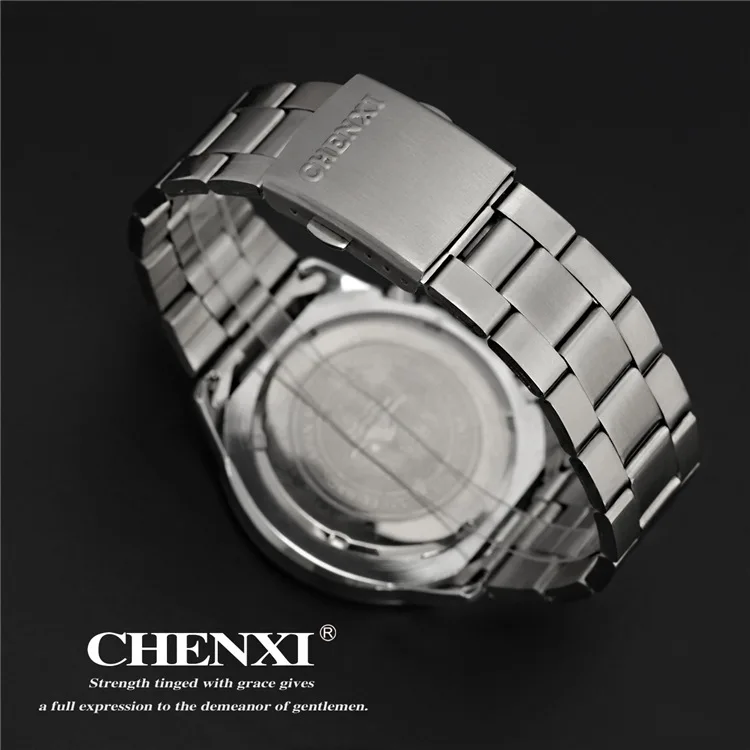 Горячая Распродажа стильные три вида цветов на выбор CHENXI CX-027C мужские часы из