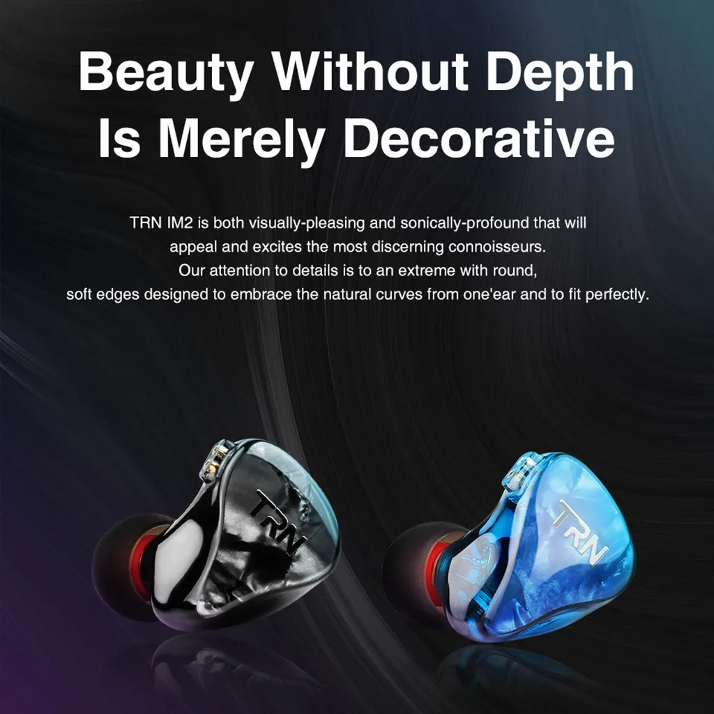 VOBERRY для TRN IM2 EarHIFI 6-yuan кольцо железная гарнитура телефон сабвуфер беспроводной микрофон Высокая точность
