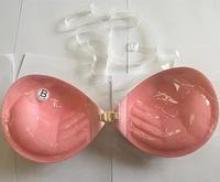women invisible bra strapless brassiere breast girl silicone bra with clear straps push up backless 2 in 1 color bralette