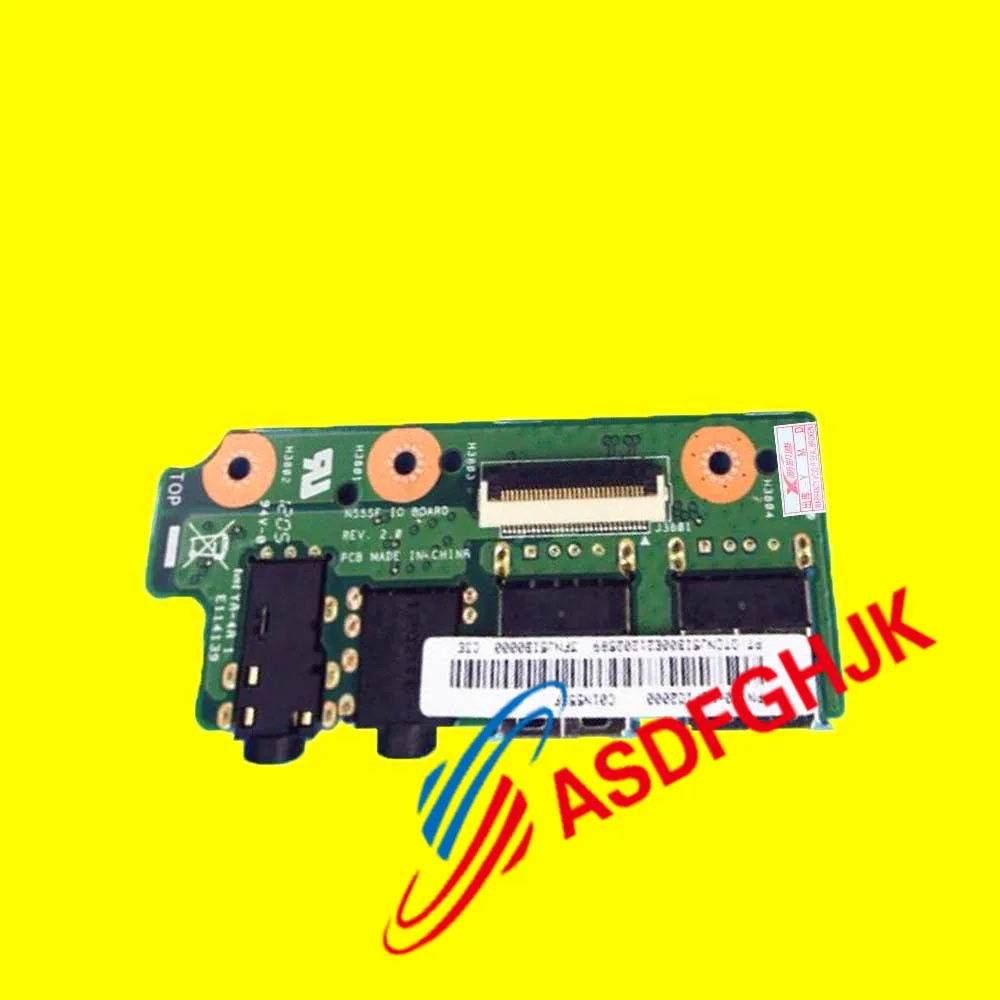 Оригинал для ASUS N55S N55SF плата ввода-вывода USB аудио разъем Rev 2 0 | Компьютеры и офис