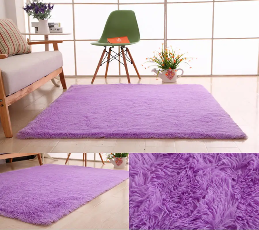 Soft Shaggy Carpets For Living Room carpet Home Warm Plush Floor Rugs fluffy Mats Kids Faux Fur large Area Decorate Rug | Дом и сад