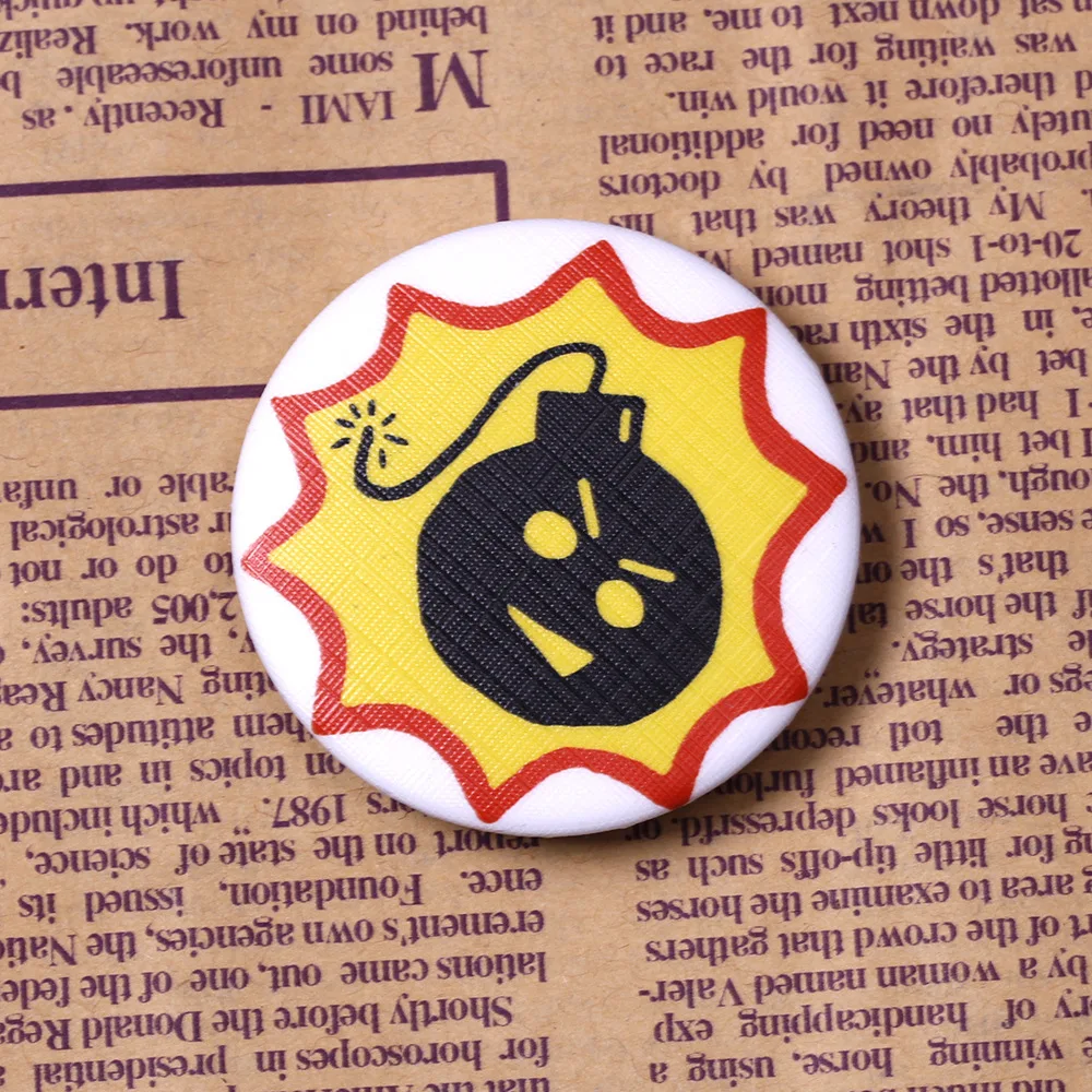 Игры CSGO пуговицы для лучших друзей значки CS GO школьная сумка DOTA значок на пиджак