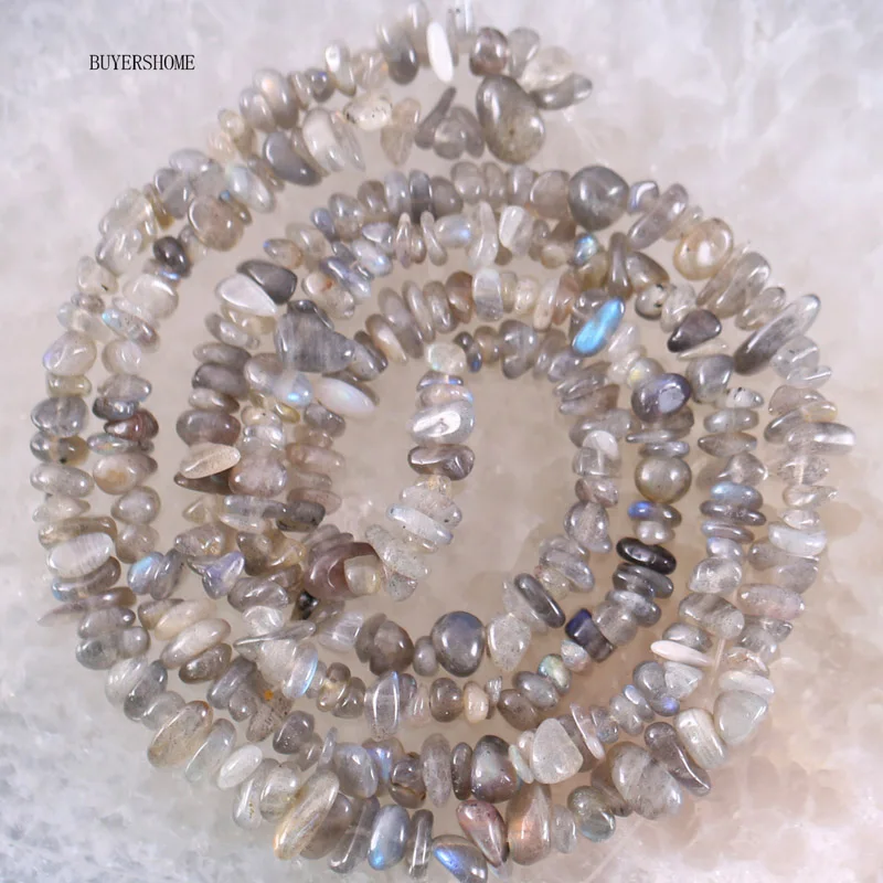 Labradorite Свободные бусины подходят ожерелье браслет серьги для женщин девочек 5x8 мм натуральные камни Lapis Кристалл розовый кварц опал гранат строка 35" - Цвет: Labradorite