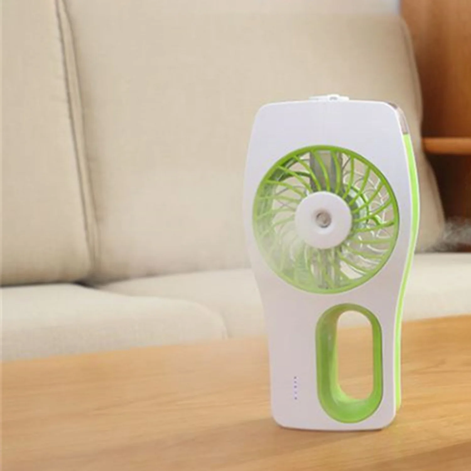 Green Мини USB портативный красивый увлажняющий вентилятор с охлаждающим распылителем увлажнитель перезаряжаемый и портативный 3 режима Увлажнитель вентилятор - Цвет: Green