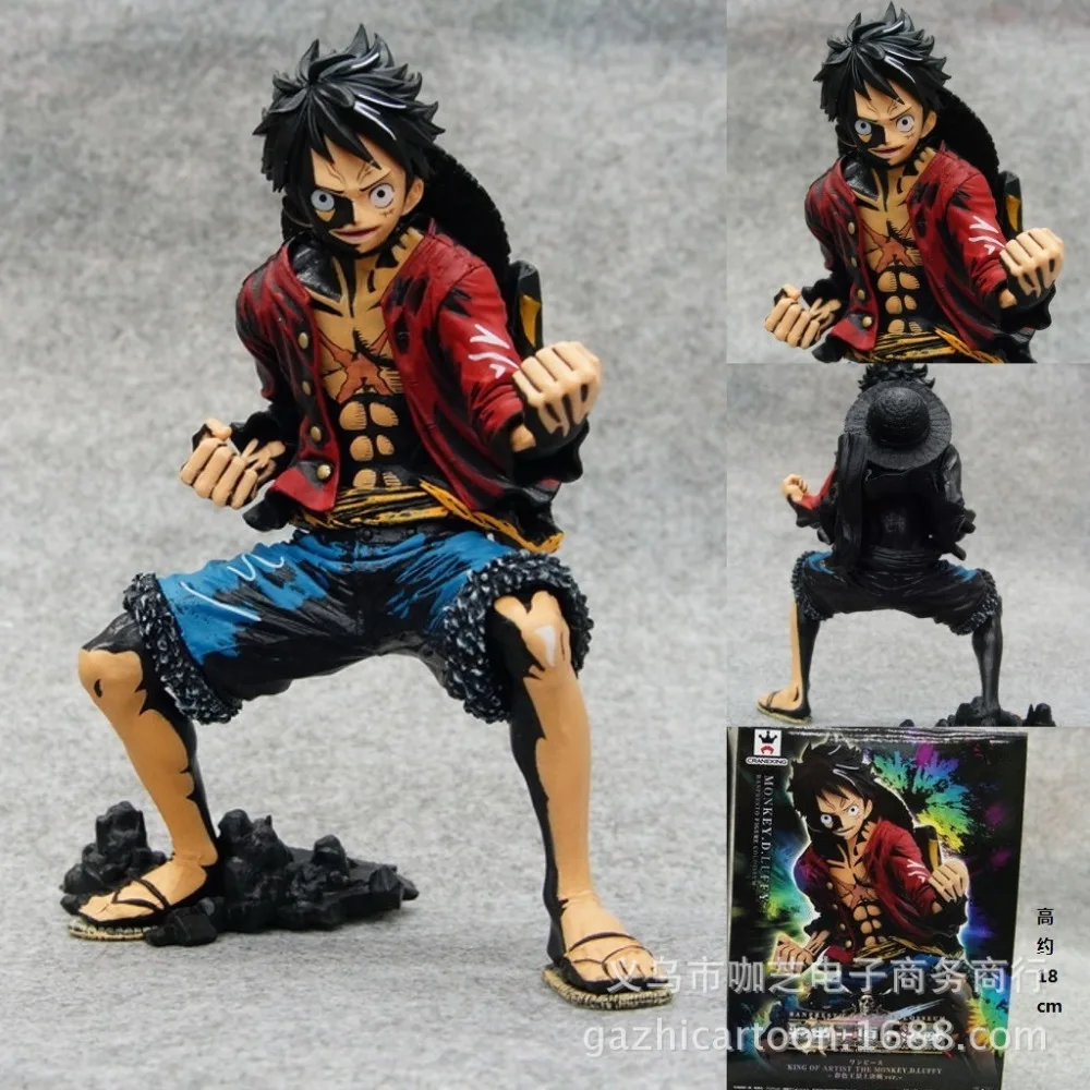 Fight one piece luffy modelling second gear domineering model hand do toys gift PVC materials 15 cm high free shipping | Игрушки и хобби