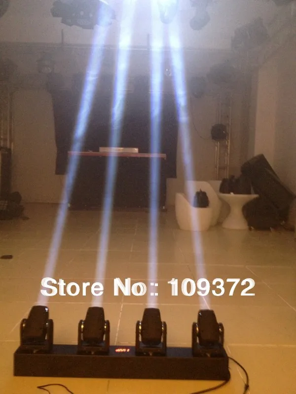 Домашний декор для вечеринок 2017 четыре головы Movinghead LED Луч света 10Wx4 RGBW/Белый