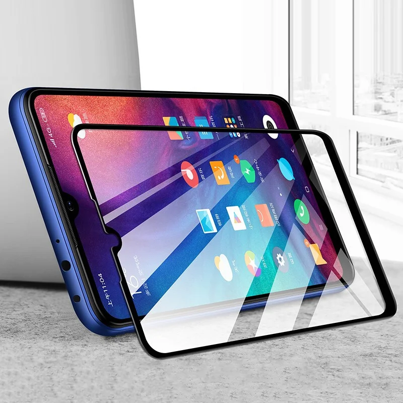 1 шт. Защитная пленка для экрана Xiaomi Redmi Note 7 pro полное покрытие пыленепроницаемое