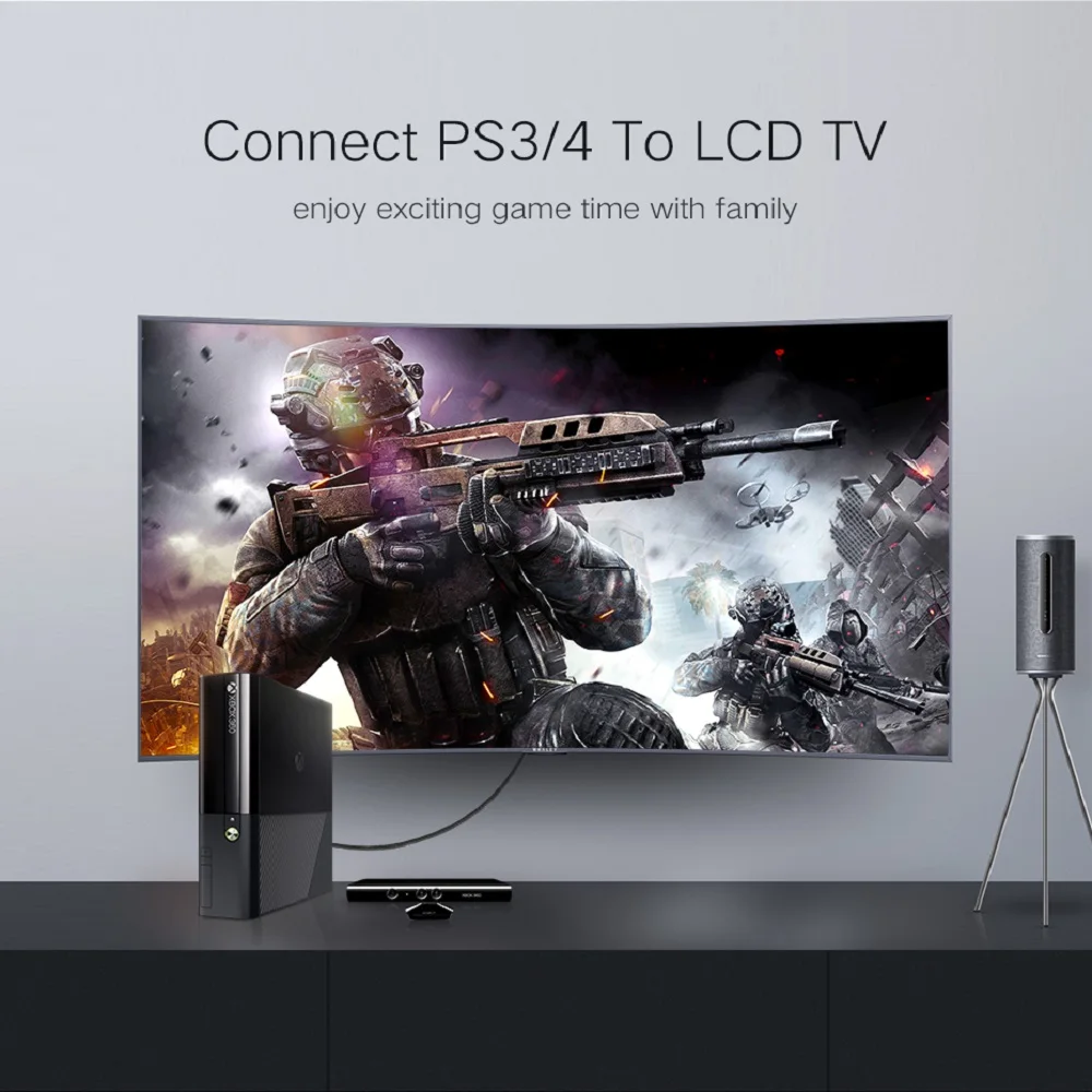 Кабель HDMI 4k HDMI к HDMI 2,0 кабель шнур 1 м 2 м 3 м для проектора Xiaomi rend переключатель PS4 tv Box xbox 360 кабель HDMI