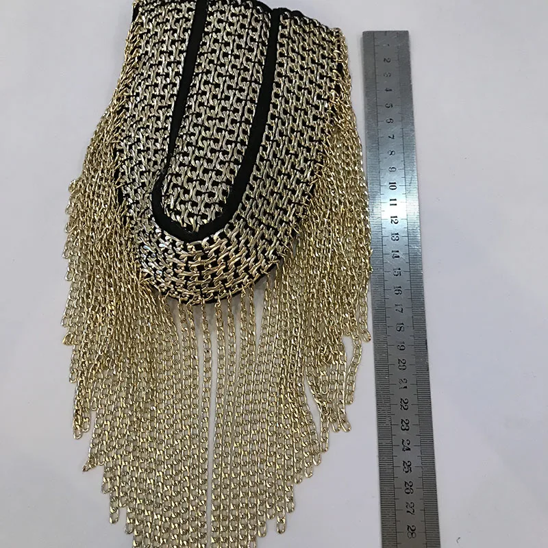 Аксессуары для представлений большая эполетка с бахромой hombro bijoux винтажное