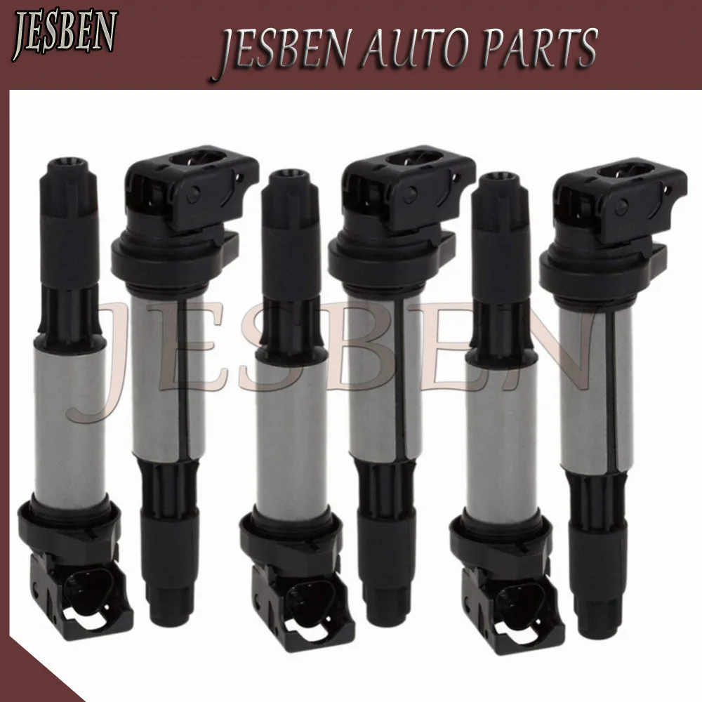 6 шт. 12131712219 Катушка зажигания для BMW 116i 118i 120i 125i 130i 135i 220i 228i 235i 316i 318i 320i 323i 325i 330i 335i