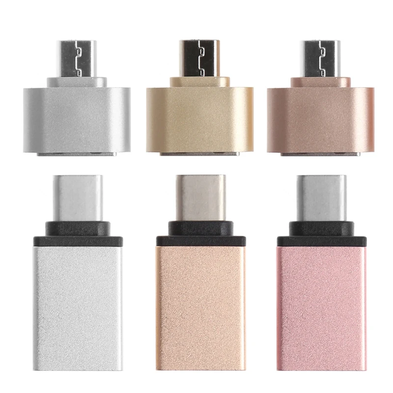 1 шт. Micro USB и Type C OTG папа к 3 0 Женский адаптер конвертер для телефона Android