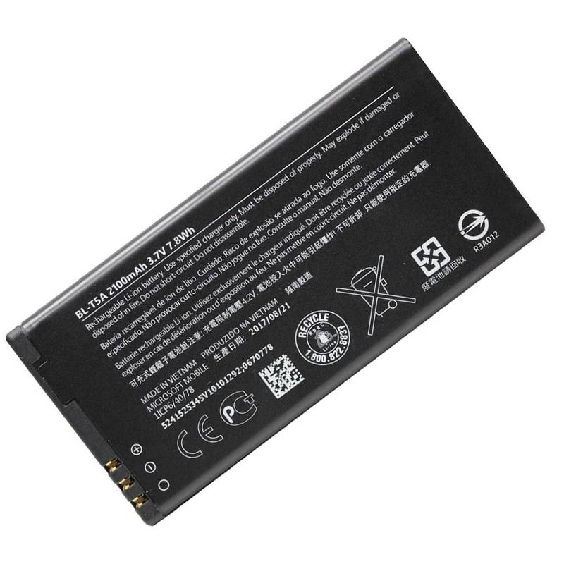 BL-T5A аккумулятор для телефона Nokia microsoft Lumia 550 Lumia550 BL-T5A 2100 мАч