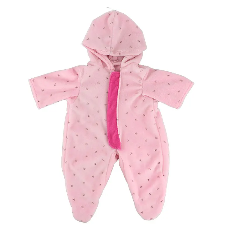 Розовый Плюшевый комбинезон 1 шт. Одежда для кукол 17 дюймов 43 см кукол|Куклы| |