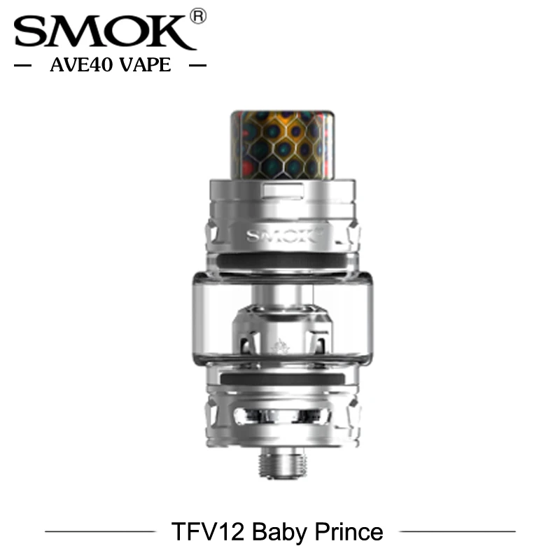 Новый SMOK атомайзер для электронных сигарет TFV12 ребенок принц бак 4 5 мл емкость с
