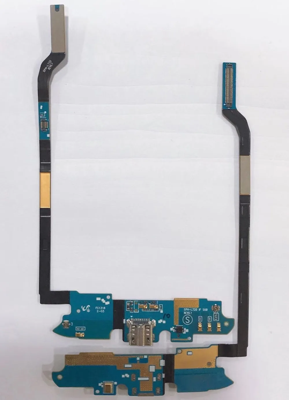 Оригинальный гибкий кабель для зарядного порта USB Samsung Galaxy L720 R970 I9502|Шлейфы