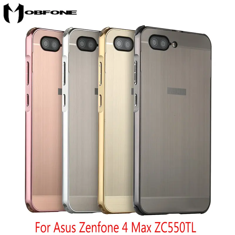 Роскошный Матовый металлический бампер для Asus Zenfone 4 Max Plus ZC550TL X015D противоударный