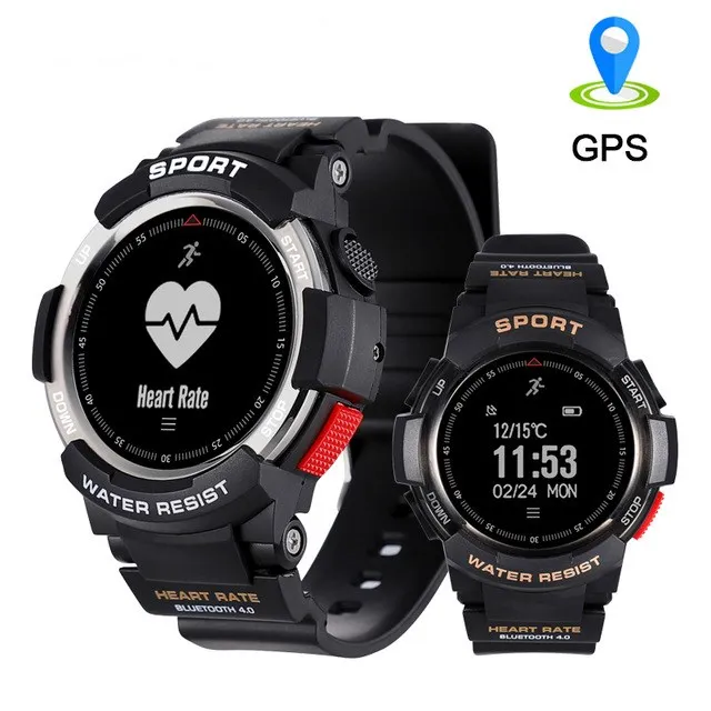 F6 Smartwatch IP68 Водонепроницаемый трекер сна удаленного Камера Bluetooth 4 0 монитор