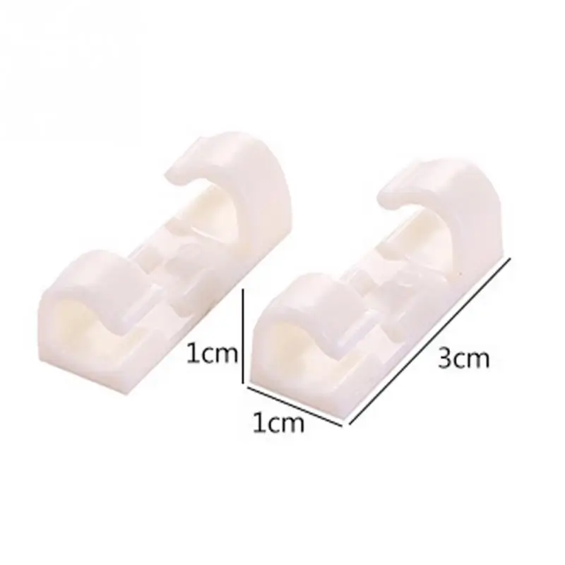 20 шт проволочные клипсы для хранения пряжки органайзер для крепления кабельного зажима кабельный корпус линия передачи данных инструмент для отделки фиксирующий Зажим#705