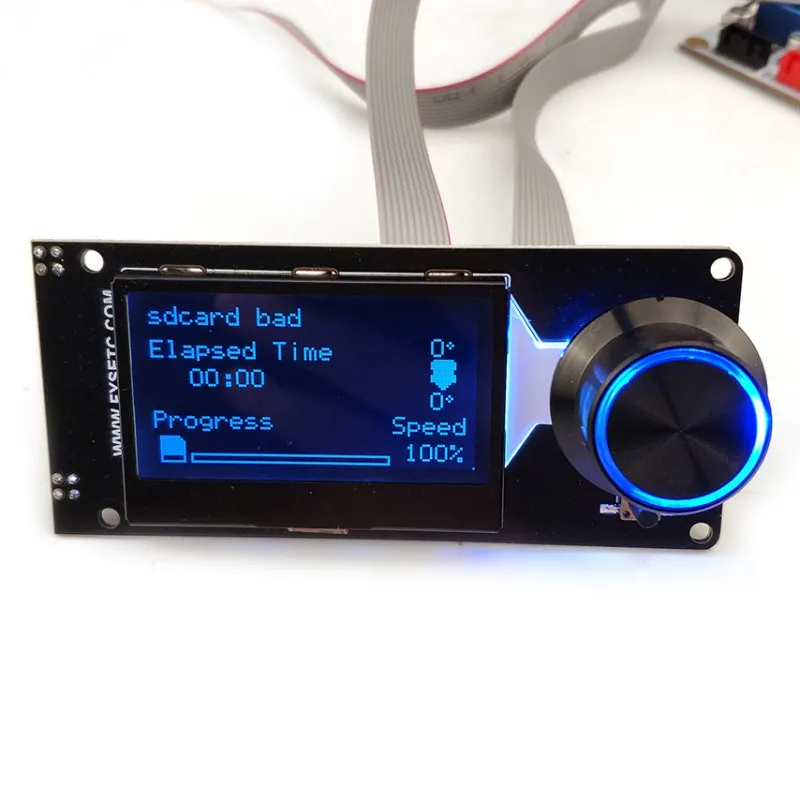 3D принтер аксессуары МКС MINI12864 ЖК-дисплей Поддержка marlin DIY с SD Держатель для карт