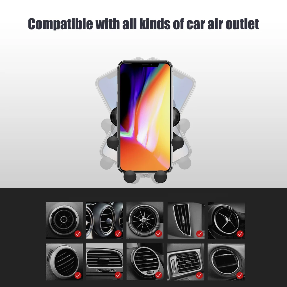Автомобильный мини держатель для телефона NILLKIN iPhone XS автомобильный с креплением