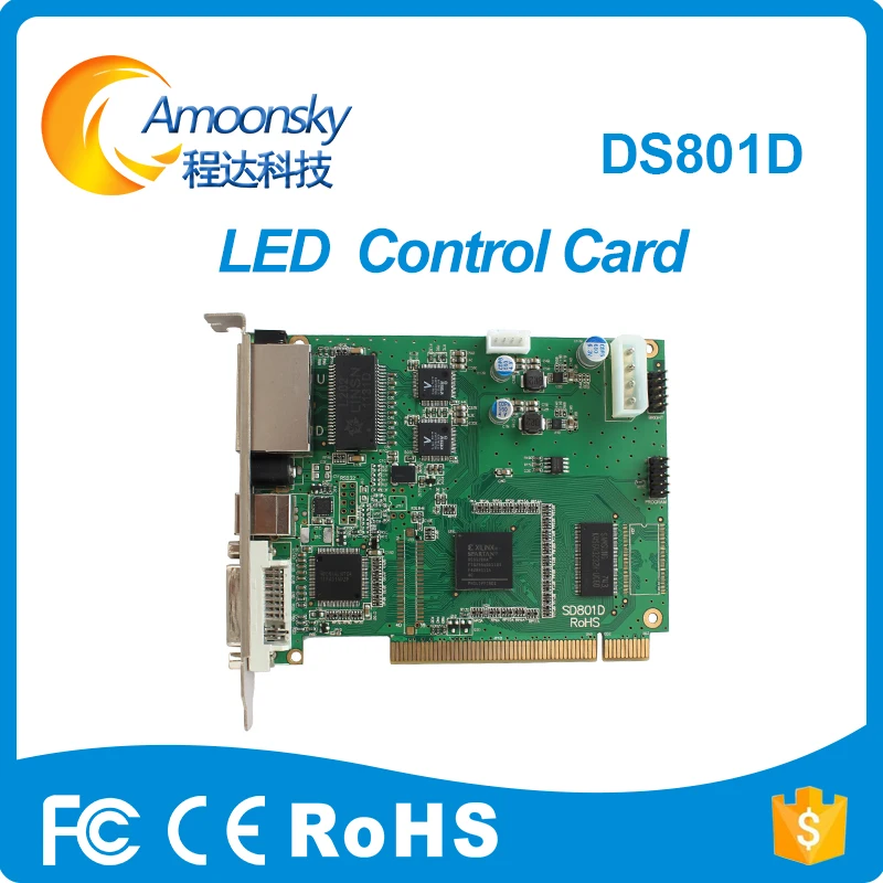 Оригинальная linsn ds801 ds801d стандартная отправляющая карта для одноцветного