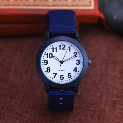 blue-white Новинка, JINNAIER, известный бренд, для мужчин, детей, для мальчиков и девочек, модные, крутые, кварцевые, Saber часы, для студентов, брезентовые, электронные, наручные часы - Цвет: blue-white