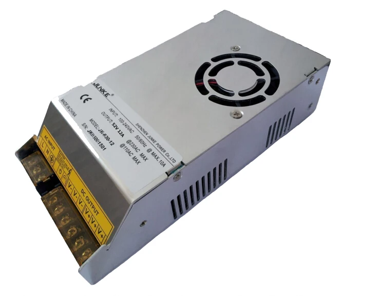 [Seven Neon] Бесплатная доставка Высокое качество ультра тонкий размер AC100 240V/DC 52V 12A 624W