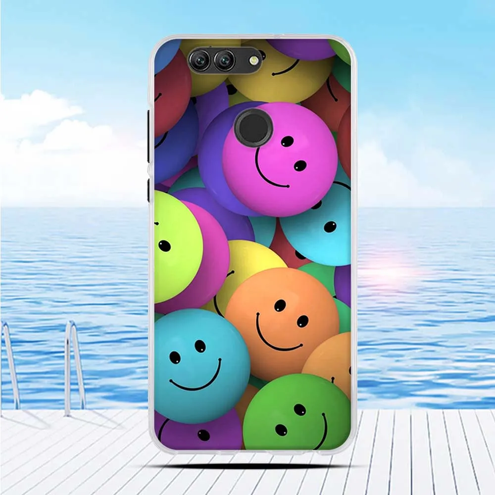 Cartoon 3D Relief Printing Pattern Back Cover TPU Soft Silicone Case Coque Capa Funda for Huawei Nova 2 Plus BAC-L23 | Мобильные