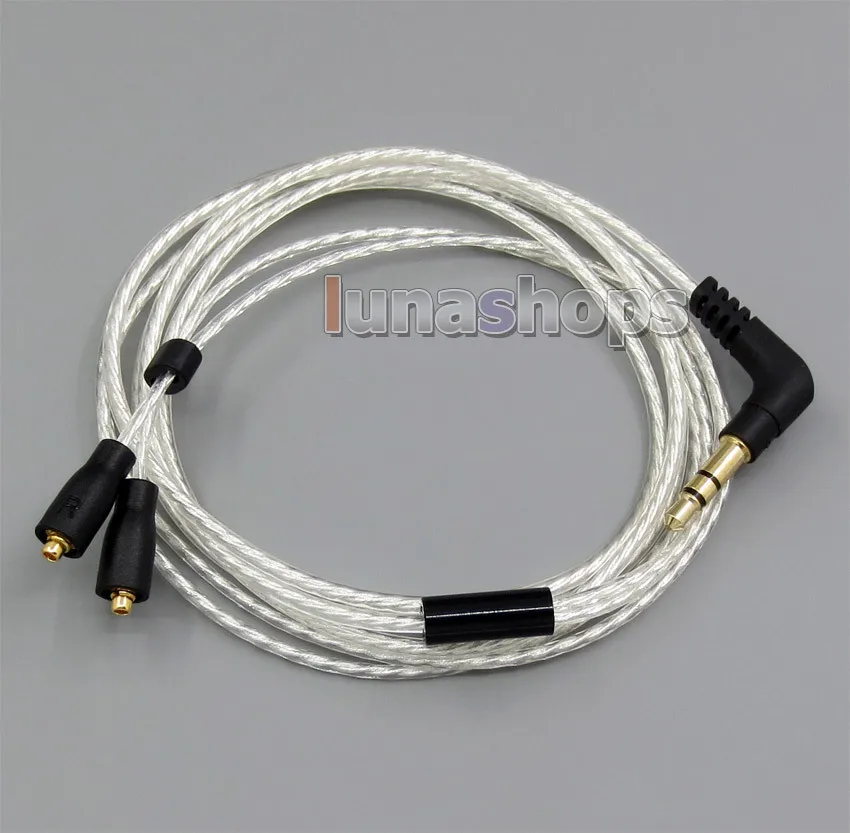 

LN005096 легкий посеребренный 4N OCC кабель для наушников Westone UM10pro UM20pro UM30pro UM40pro UM50pro