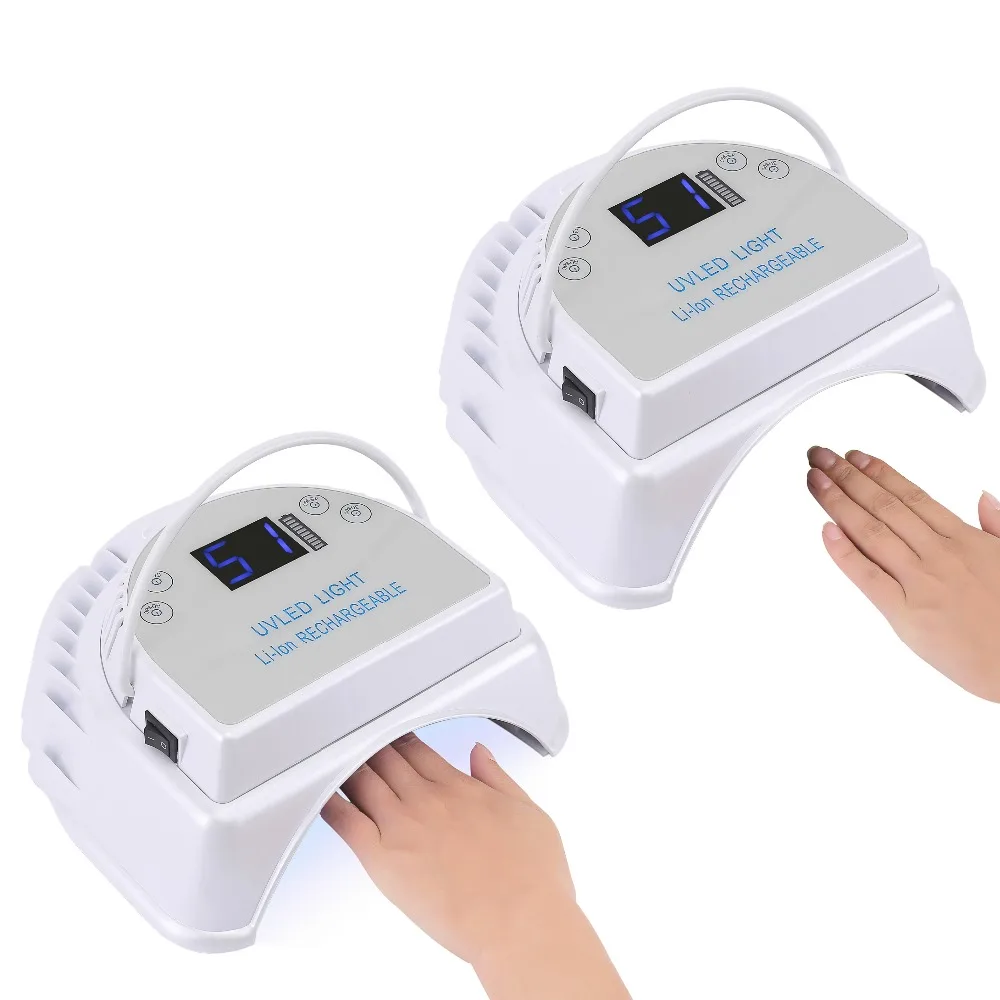 Беспроводная портативная лампа Cappucci для ногтей с аккумулятором