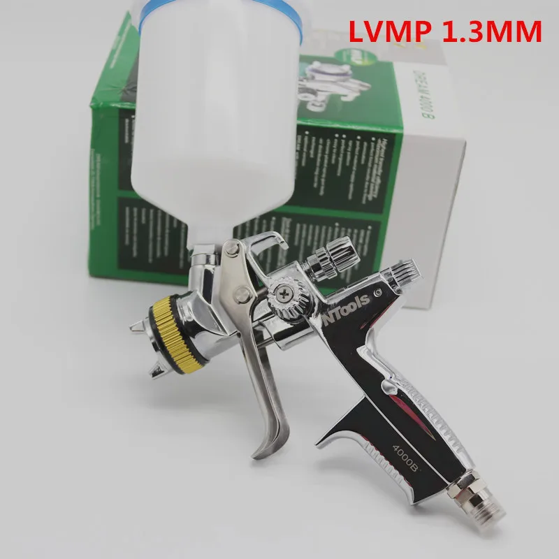 4000B LVMP LVMP W-400 пистолет-распылитель автомобильный инструмент для рисования 1,3 мм сопло 600cc чашка гравитационный автомобильный пистолет-распылитель для полировки - Цвет: 4000B LVMP