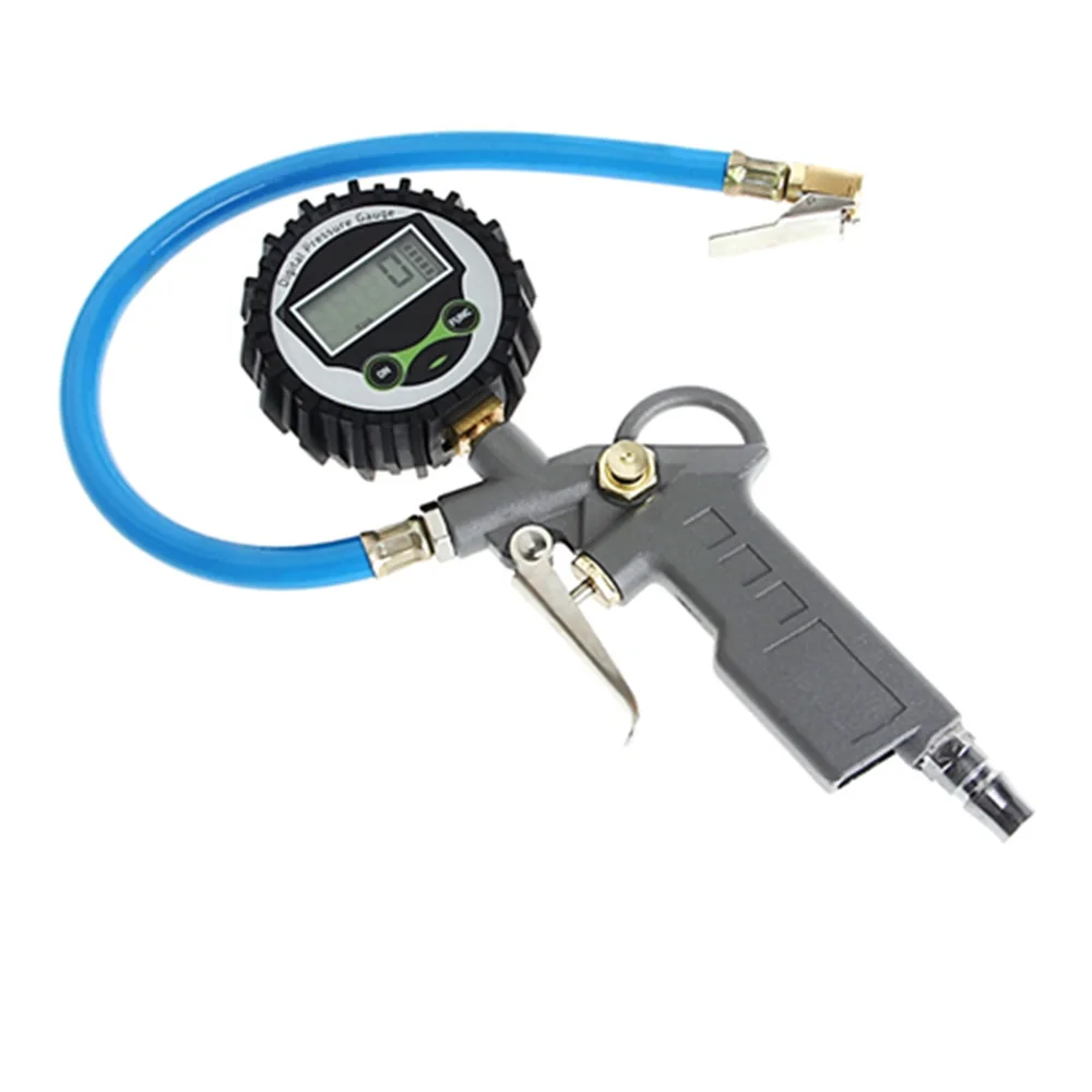 

Pointer And Digital Car Truck Air Tire Pressure Inflator Gauge Dial Meter Vehicle Tester Tyre Inflation Gun Monitoring Tool