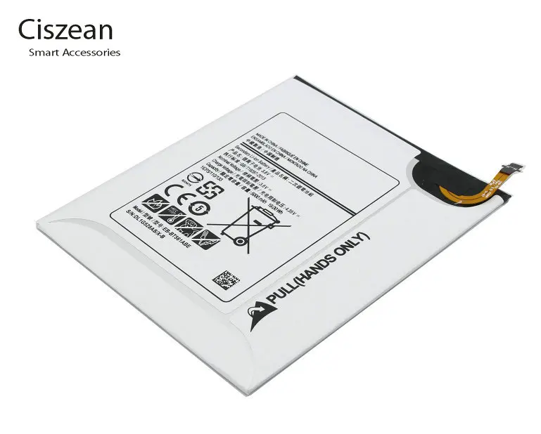 Ciszean 1 шт. EB-BT561ABE 5000 мАч сменная батарея для samsung Galaxy Tablet Tab E T560 SM-T560 T565 T561