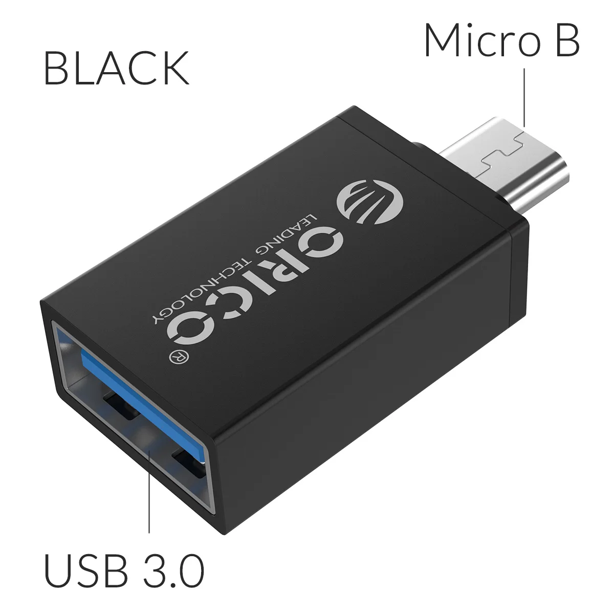 USB 3.0 to Micro B B ORICO OTG адаптер USB 3,0-type C Micro B usb type-C OTG адаптер конвертер для huawei samsung Macbook OPPO - Цвет: USB 3.0 to Micro B B