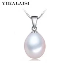 Женское ожерелье из серебра 925 пробы с жемчугом