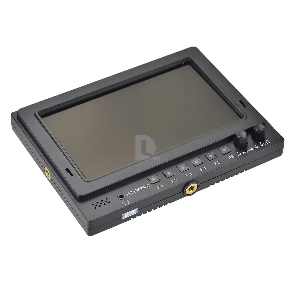 Новый FEELWORLD 7 дюймов ips 1024x600 ЖК дисплей поле Камера монитор Видоискатель HD HDMI SDI