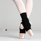 Балетные Носки для девушек и женщин, вязаные гетры для танцев, профессиональные Балетные латинские носки для йоги, короткие носки для взрослых