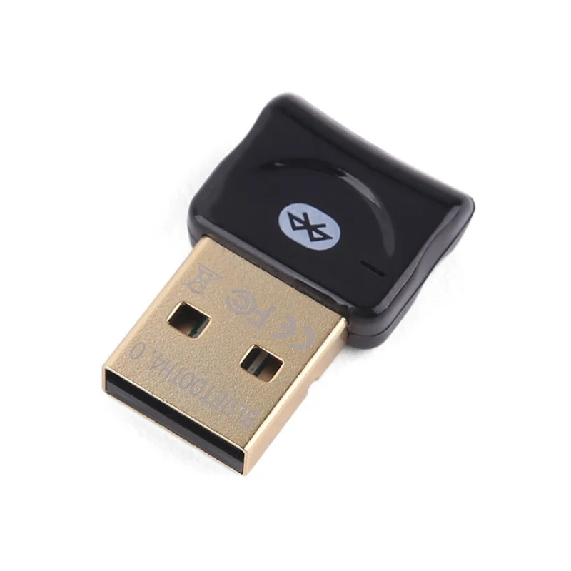 black USB Bluetooth адаптер беспроводной Bluetooth ключ для компьютера PC 4,0 Blutooth адаптер микро Bluetooth приемник музыкальный передатчик - Цвет: black