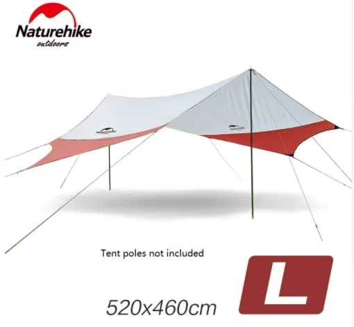 Naturehike большая палатка для кемпинга тент пляжа игр рыбалки пеших прогулок улицы 5