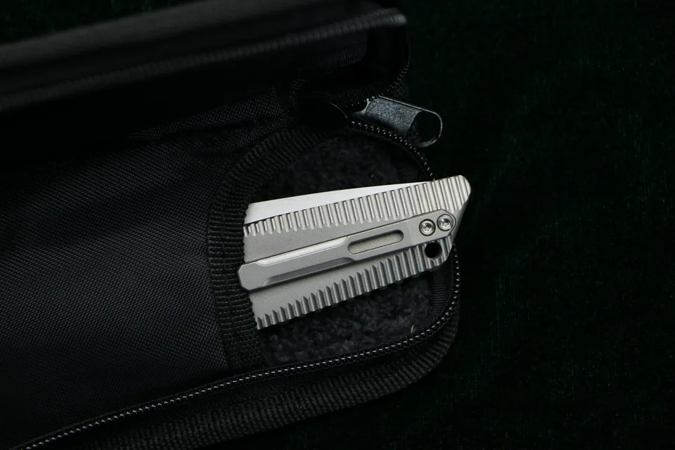 Складной нож Rike RK802G Flipper 154 см Сталь G10 титановая ручка карманный тактический