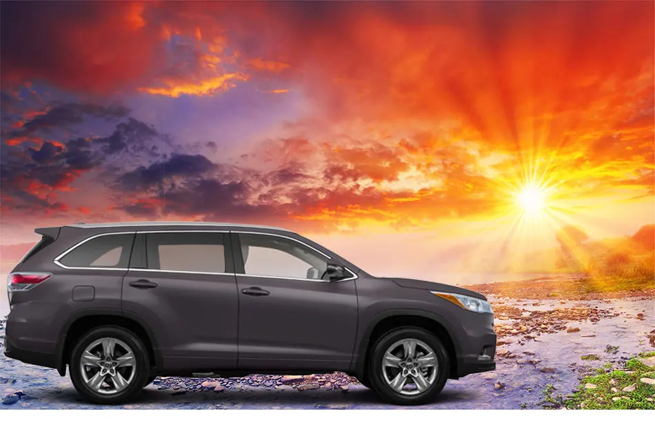 Хромированная крышка фары для toyota highlander аксессуары насадка из АБС-пластика для toyota Kluger highlander YCSUNZ